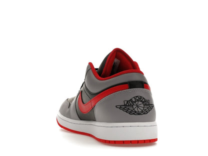 Jordan 1 Low Black Light Smoke Grey Gym Red