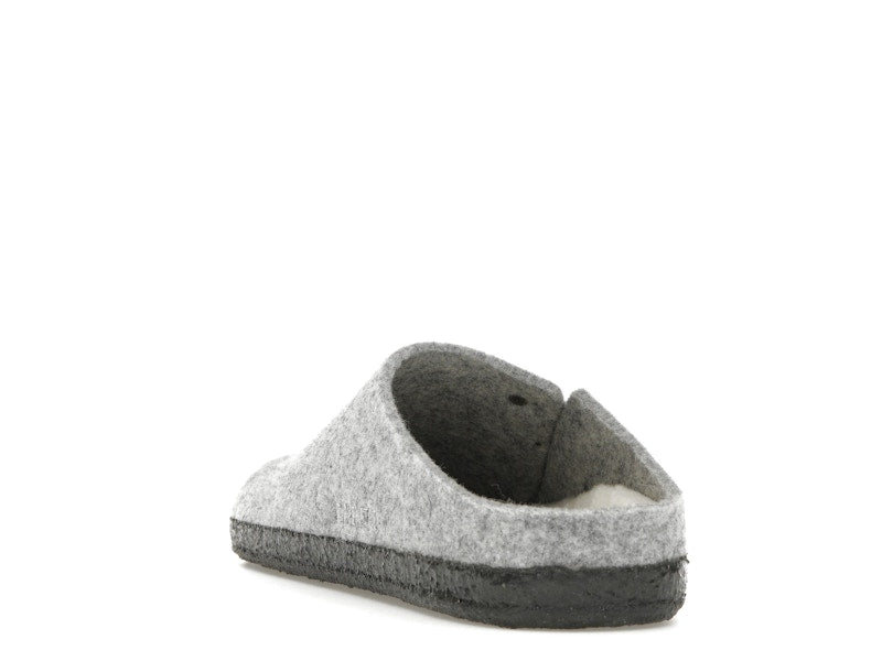Birkenstock Zermatt Shearling Clog Wool Felt Light Gray