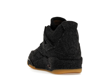 Jordan 4 Retro Levi's Black (GS) (Levi's Tag)