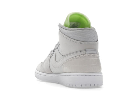 Jordan 1 Mid Vast Grey Ghost Green (Women's)