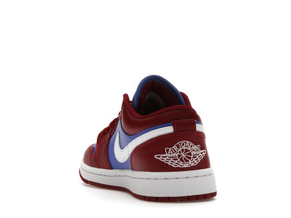 Jordan 1 Low Pomegranate Medium Blue (Women's)