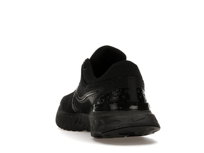 Nike React Infinity Run Flyknit 3 Triple Black
