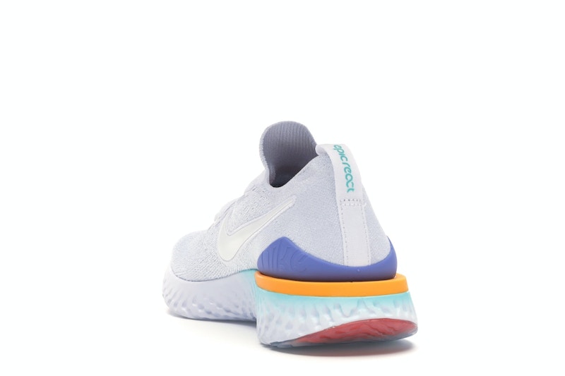 Nike Epic React Flyknit 2 White Hyper Jade Ember Glow (Women's)