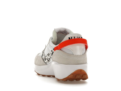 Nike Waffle Debut White Team Orange Leopard (Women's)
