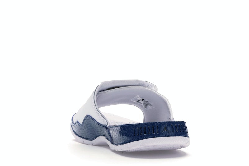 Jordan Hydro 11 Slide White Navy