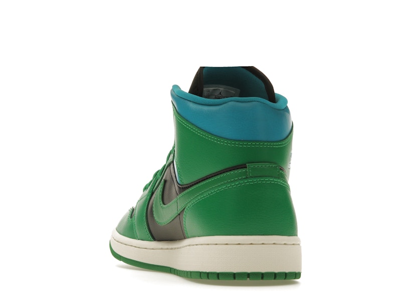 Jordan 1 Mid Lucky Green Aquatone (Women's)
