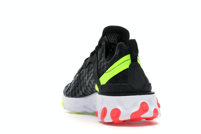 Nike React Element 55 Black Crimson Volt