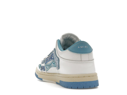 AMIRI Skel Top Low Bandana White Light Blue