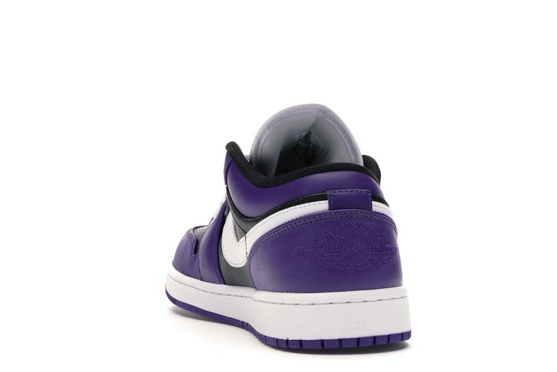 Jordan 1 Low Court Purple Black