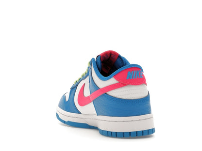 Nike Dunk Low Photo Blue White Light Lemon Twist Hyper Pink (GS)
