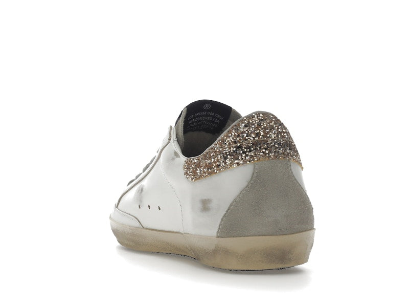 Golden Goose Super-Star White Red Glitter (Women's)