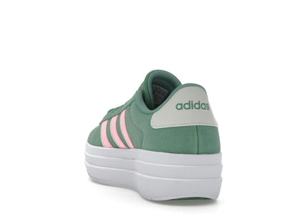 adidas VL Court Bold Preloved Green Pink Spark Ivory (Women's)
