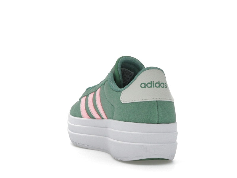 adidas VL Court Bold Preloved Green Pink Spark Ivory (Women's)