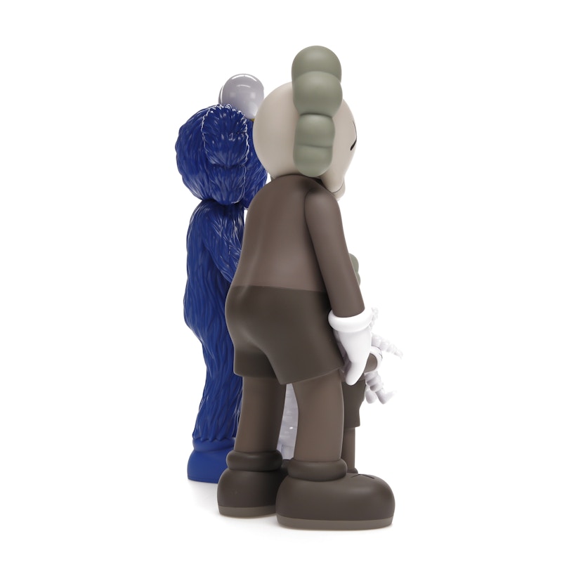 KAWS Family Vinyl Figures Brown/Blue/White