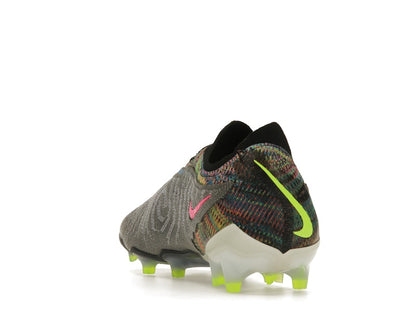 Nike Gripknit Phantom GX Elite Fusion FG Black White Blue Glow Volt