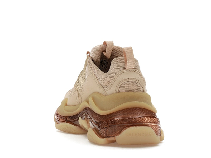 Balenciaga Triple S Clear Sole Beige (Women's)