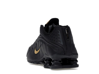 Nike Shox R4 Black Metallic Gold (GS)