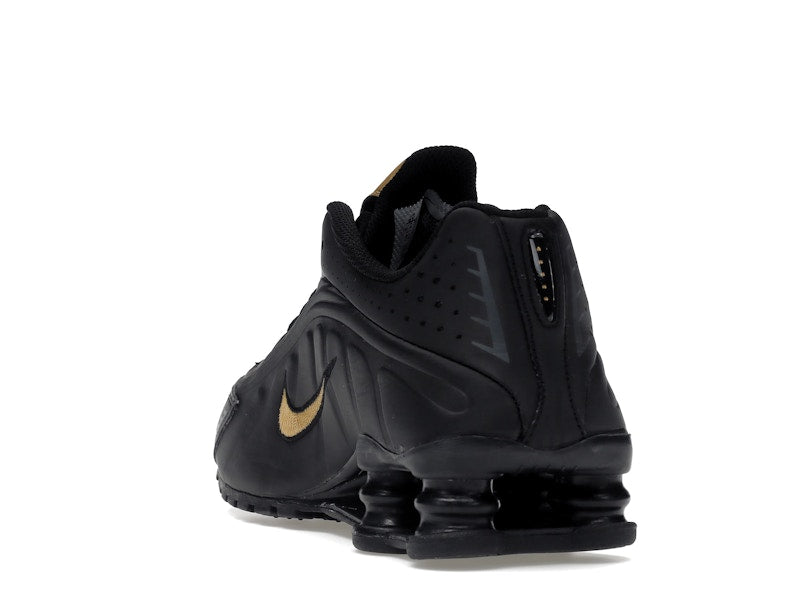 Nike Shox R4 Black Metallic Gold (GS)
