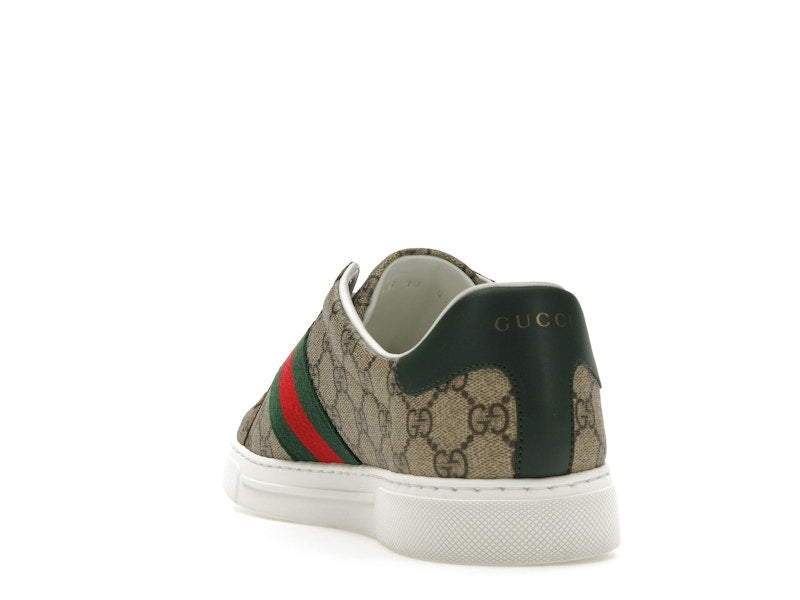 Gucci Ace Web Beige Ebony