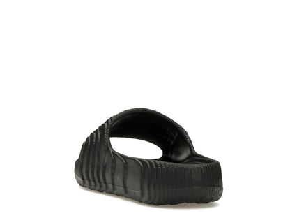 adidas Adilette 22 Slides Black Scarlet