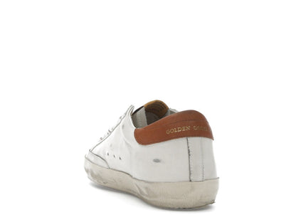 Golden Goose Super-Star White Grey Brown Heel Tab