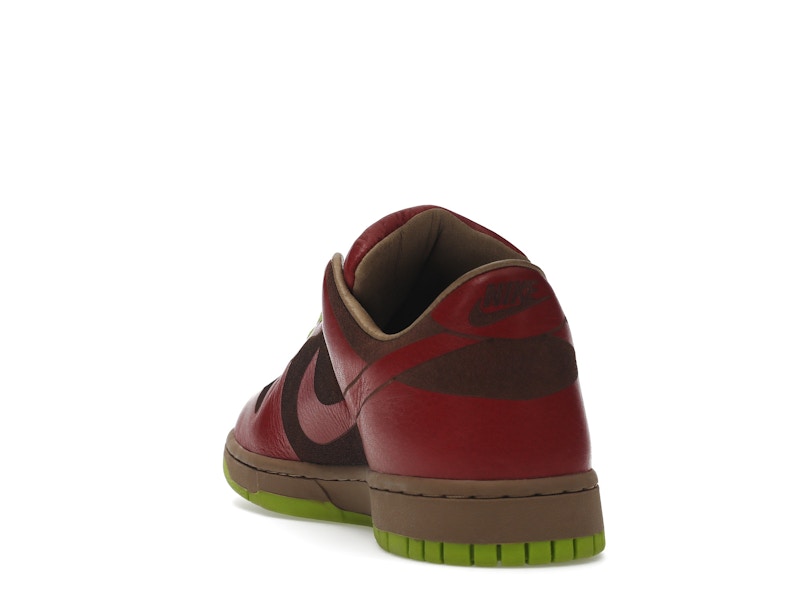 Nike Dunk Low 1-Piece Laser Varsity Red Chartreuse
