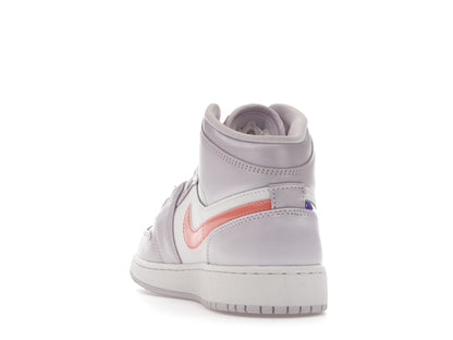 Jordan 1 Mid SE Barely Grape Iridescent Swoosh (GS)
