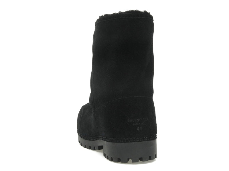 Balenciaga Alaska Low Boot Black Suede
