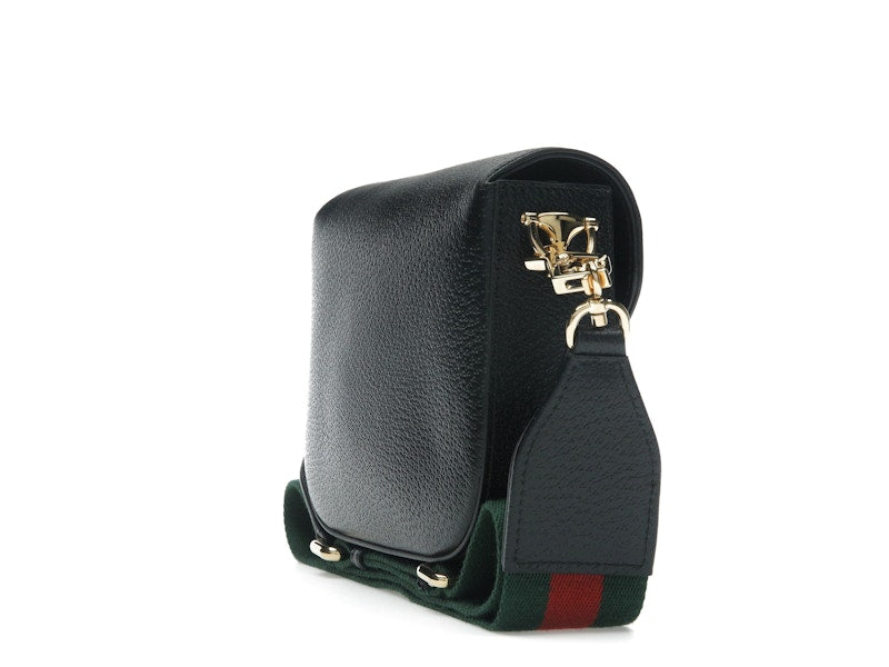 Gucci x adidas Horsebit 1955 Shoulder Bag Black/White