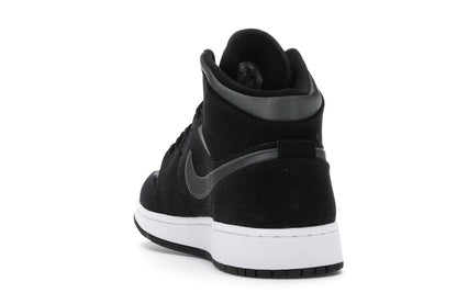 Jordan 1 Mid White Black Grey (GS)