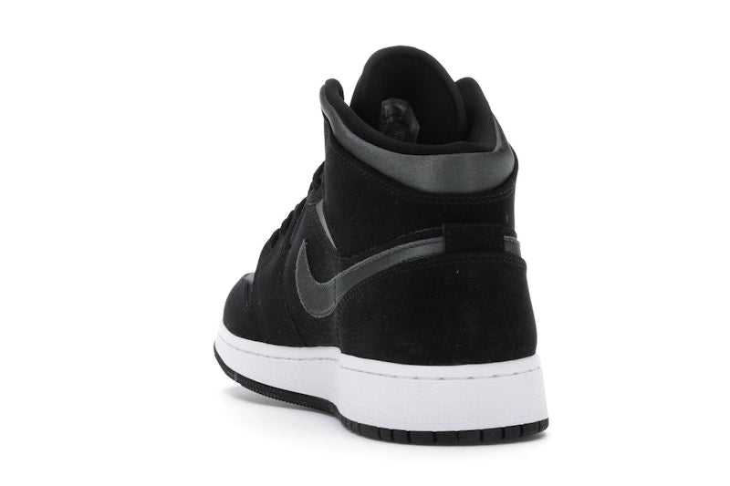 Jordan 1 Mid White Black Grey (GS)