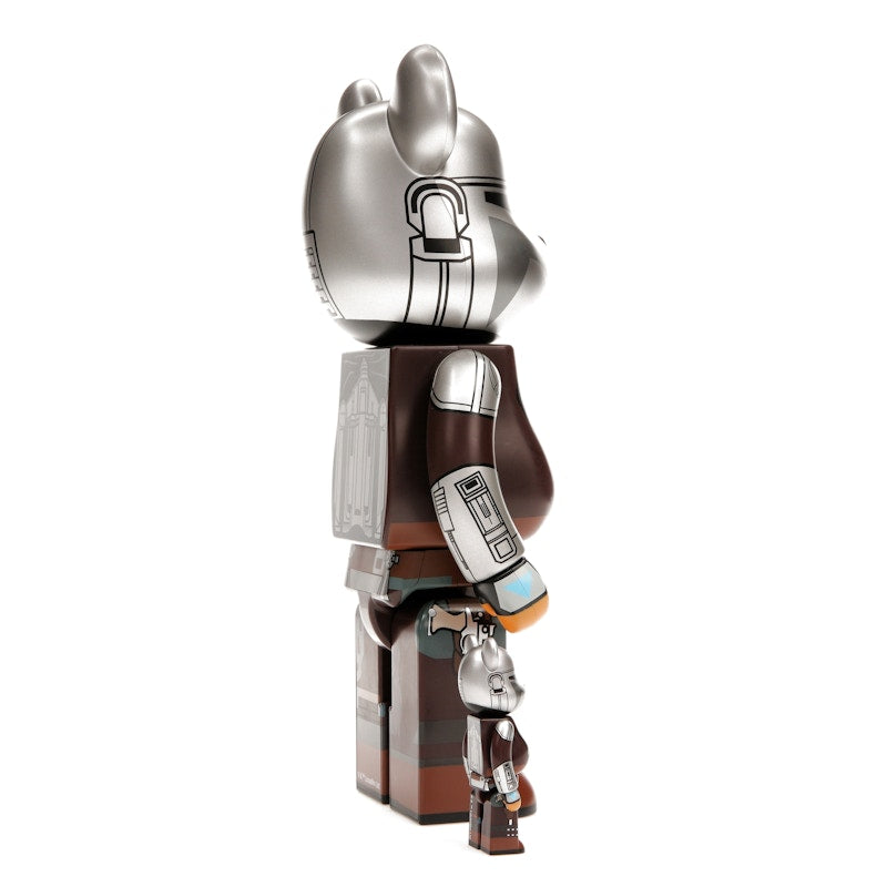Bearbrick x Star Wars The Mandalorian Beskar Armor 100% & 400% Set