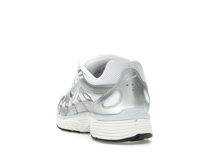 Nike P-6000 White Blue Tint Sail Metallic Silver (Women's)