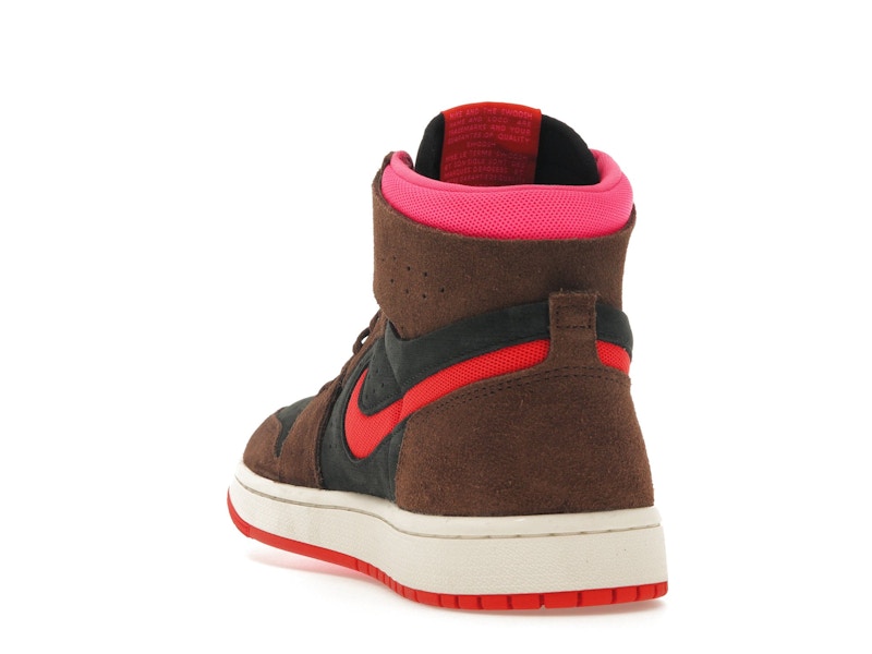Jordan 1 High Zoom Air CMFT 2 Cacao Wow Picante Red (Women's)