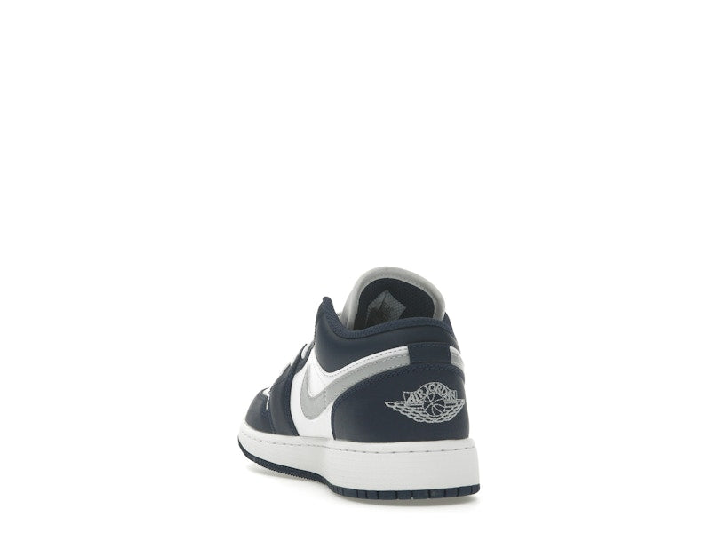 Jordan 1 Low Midnight Navy Wolf Grey (GS)