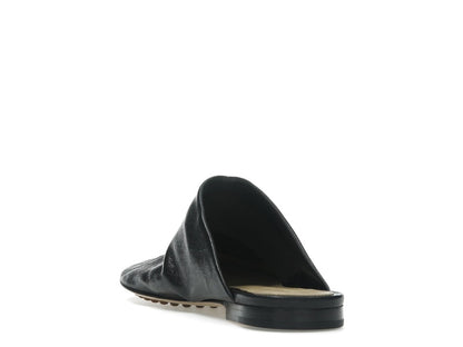 Bottega Veneta Leather Dot Sock Slippers Black (Women's)