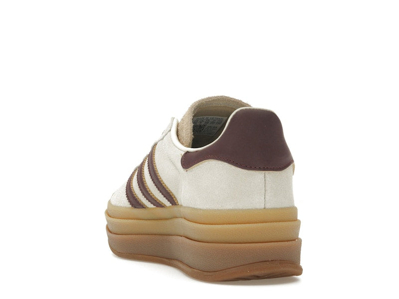adidas Gazelle Bold Cream White Maroon (Women's)