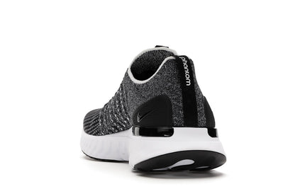 Nike React Phantom Run Flyknit 2 Black White Blend