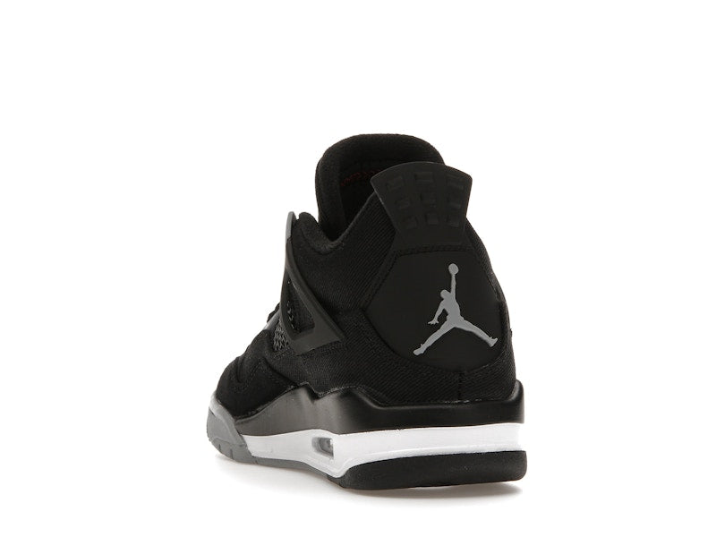 Jordan 4 Retro Black Canvas (GS)