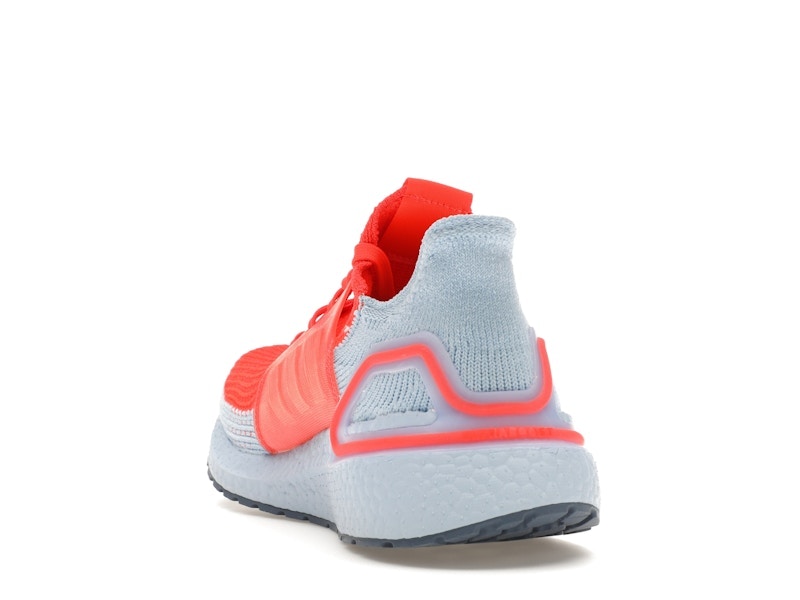 adidas Ultra Boost 19 Solar Red Glow Blue