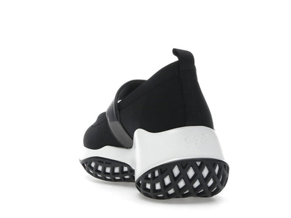 Roger Vivier Viv' Run Babies Black White Crystal Buckle (Women's)