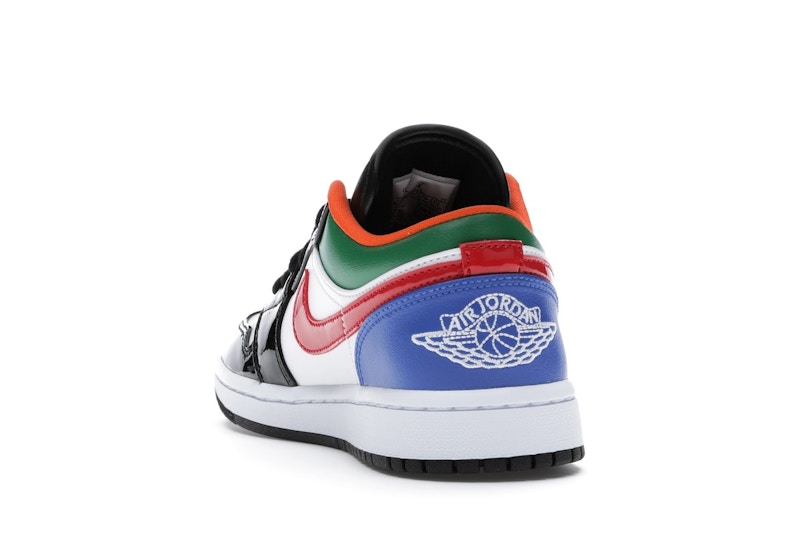 Jordan 1 Low Multi-Color Black Toe (Women's)