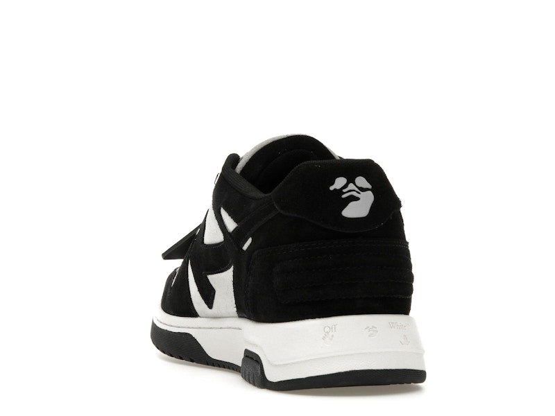 OFF-WHITE Out Of Office OOO Low Tops White Black Suede