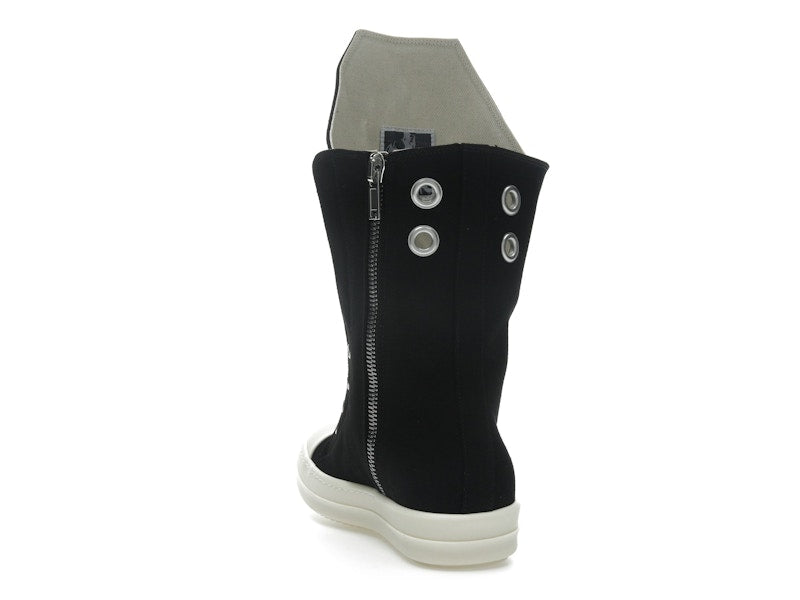 Rick Owens Hollywood DRKSHDW Boot Sneaks Black Milk