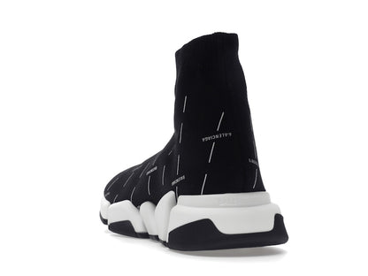 Balenciaga Speed 2.0 Black White Logo