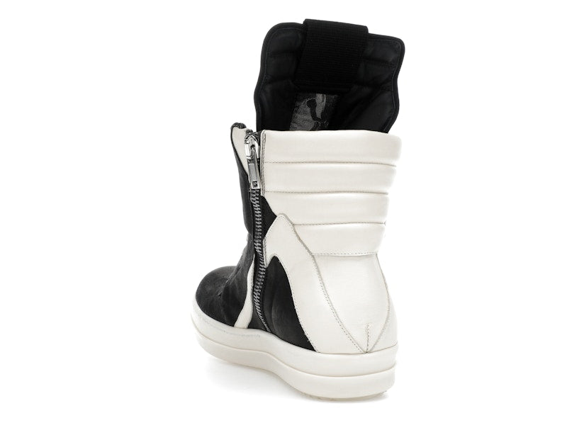 Rick Owens Geobasket High Black Milk