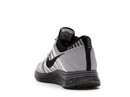 Nike Flyknit Lunar1+ White Black Volt