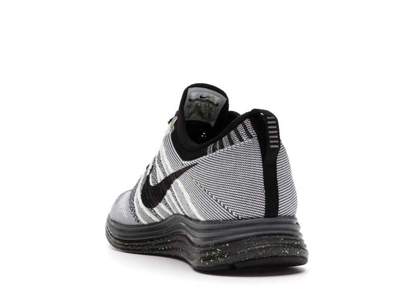 Nike Flyknit Lunar1+ White Black Volt