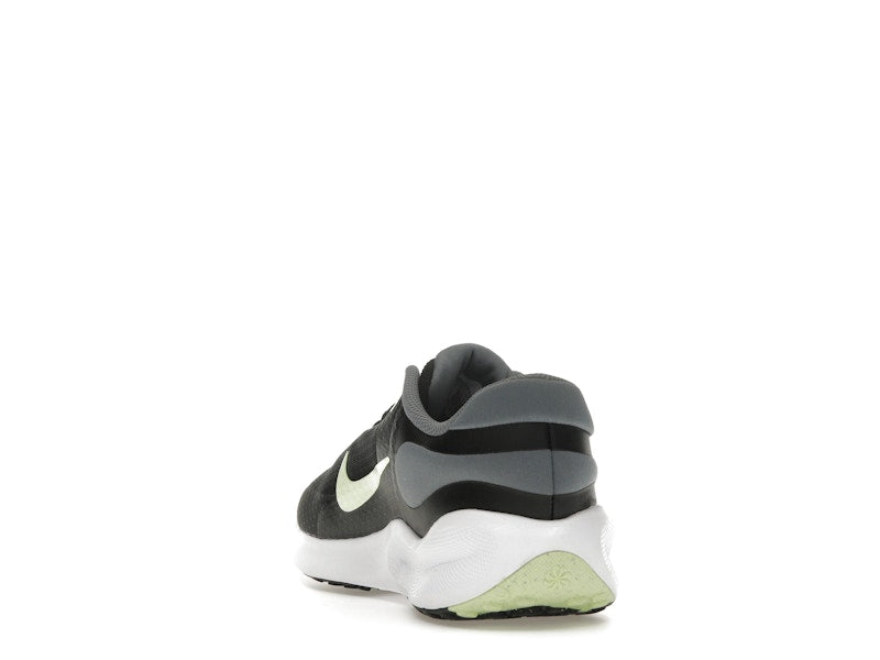 Nike Revolution 7 Black Smoke Grey White Barely Volt (GS)