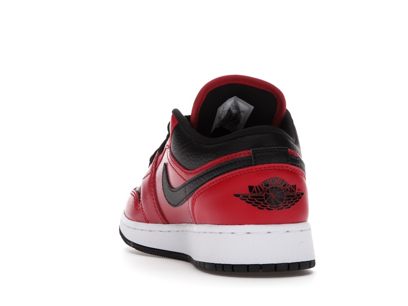 Jordan 1 Low Gym Red Black Pebbled (GS)